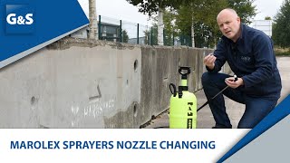 Marolex Sprayers nozzle change [upl. by Carolin679]