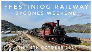 Sunshine at the Ffestiniog Railway ‘Bygones Weekend’ 4th  6th October 2024 [upl. by Ressay]