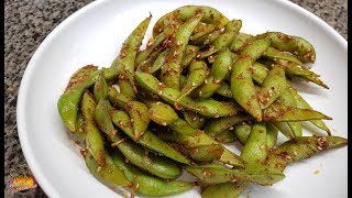 EDAMAME Salteado  SNACK SALUDABLE [upl. by Barrow]