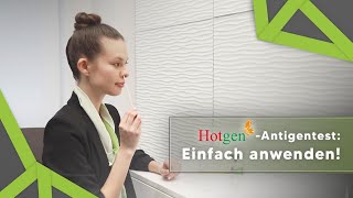 Corona Hotgen AntigenSelbsttest Anleitung  Laientest richtig anwenden  Care 1 Informiert [upl. by Elleirda790]