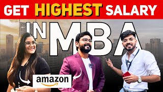 How to Get The HIGHEST Paying Jobs in MBA 🚀 amazon placements Hacked theiimguy anshikambatube [upl. by Marice]