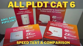 All PLDT CAT6 Speedtest  GREENPACKET D2K vs EVOLUZN ID5 vs BOOST EVEN R281 vs GREENPACKET DH725 [upl. by Nair315]