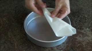 Quick Way To Cut Parchment Paper To Fit Round Pan [upl. by Candy]