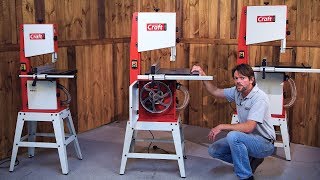 Axminster Craft Bandsaws Product Overview  Woodworking Machinery [upl. by Oravla513]