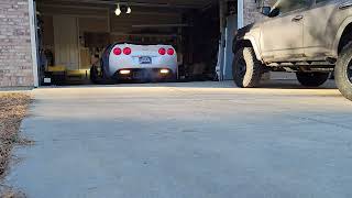 BIG Cam C6 Z06 Nasty Cold Start Chop  BTR Stage 3 Cam  ARH Headers  Corsa Extremes [upl. by Cavill]