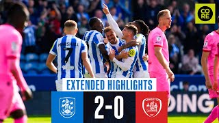 EXTENDED HIGHLIGHTS  Huddersfield Town 20 Barnsley [upl. by Corso972]