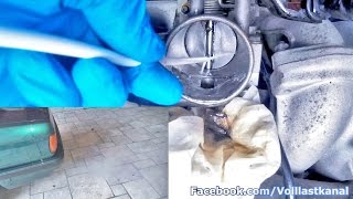 DROSSELKLAPPE REINIGEN OHNE AUSBAU mit Liqui Moly  How To Clean A Throttle Body Valve [upl. by Lelith427]