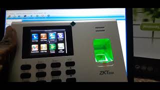 How to CONFIGURE ZK TECO K40Biometrics System [upl. by Ellesor]