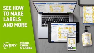 How to Make Labels and More A Quick Guide to Avery Design amp Print Online [upl. by Parcel]