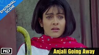 Anjali Going Away  Emotional Scene  Kuch Kuch Hota Hai  Shahrukh Khan Kajol Rani Mukerji [upl. by Accire]