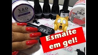 ESMALTAÇÃO EM GEL [upl. by Hellene]