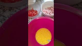 Spaghetti Omelette Easy way to spaghetti Omelette Simple Breakfast shorts [upl. by Laehcimaj744]