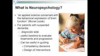 Neuropsychological Assessment of Alzheimers Disease [upl. by Atinele832]