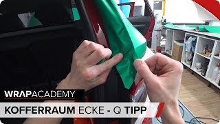 KOFFERRAUM ECKE FOLIEREN  QUICK TIPP [upl. by Felt365]