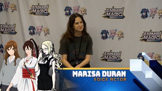 🎤 Interview with MARISA DURAN Voice of Kyoko Hori amp Yamada Sagiri  Anime Magic 2023 [upl. by Yrehcaz770]