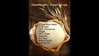 Homemade Sheepherders Bread with Angies Pantry [upl. by Alauqahs]