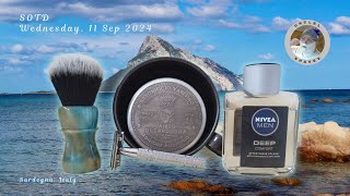 SOTD s346L  Saponificio Varesino  Mirto di Sardegna  TroyCraft “Sea Grass”  Merkur Classic [upl. by Harve763]