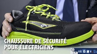 CHAUSSURE DE SÉCURITÉ LEGERE POUR ÉLECTRICIEN [upl. by Eardnoed]