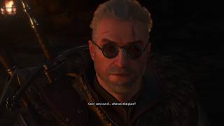 Witcher 3  Geralt successful speech on Unseen Elder What lies unseen  Blood and Wine DLC [upl. by Maurise]