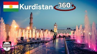 ☀️ 360° Iraqi Kurdistan Nightlife  Erbil Iraqi Kurdistan [upl. by Emeline200]