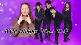 BTS Dimple BSL SSE sign language [upl. by Georgeanne]