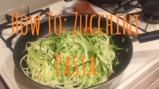 How To Zucchini Spaghetti [upl. by Icul]