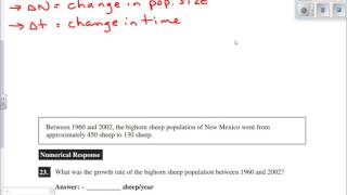 Population Growth Rate Calculation [upl. by Mcintosh]