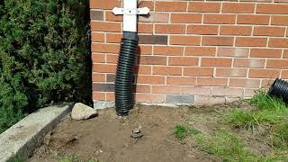 Dual Wall Corrugated Pipe for Underground Drainage System for Roof Run Off [upl. by Aerbas]