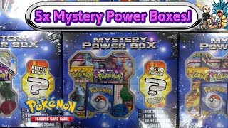 Opening 5x Mystery Power 1 Walmart Boxes Pokemon TCG unboxing [upl. by Rudolf71]