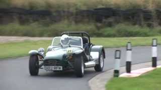 Harewood Hillclimb school Caterham raceline Zetec [upl. by Einaffit]