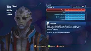 Mass Effect 3  Drell Adept Build GoldReapersFirebase Goddess [upl. by Ennayd911]