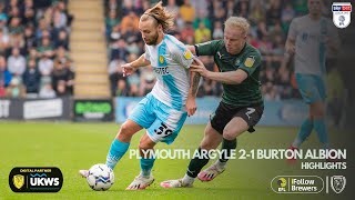 2122 HIGHLIGHTS  Plymouth Argyle 21 Burton Albion [upl. by Zacek]