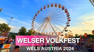 Welser Volksfest 2024 🇦🇹 Wels Austria [upl. by Eimile]