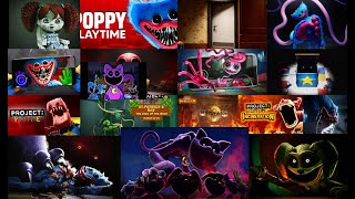 ALL Poppy PlaytimePROJECT PLAYTIME Trailers Trailers In Video Made By MobEntertainment [upl. by Cort340]