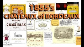 How to Say 60 Bordeaux 1855 Chateaux  Wine Pronunciation [upl. by Rebhun]