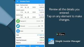 simple invoice manager [upl. by Ecitsuj624]