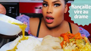 GUMBO CRAB CASSAVA MUKBANG┃courrier du cœur 60 [upl. by Milford]