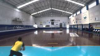 Treino de GuardaRedes Futsal Modicus 1516 Filipe Monteiro Futsal Goalkeeper Training [upl. by Nyl]