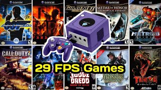 Top 29 FPS game for Nintendo Gamecube [upl. by Idnir665]