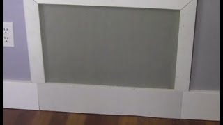 RicksDIY Making A Simple Drywall Access Panelwmv [upl. by Nonez]