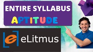 Elitmus Syllabus Aptitude [upl. by Aspia]