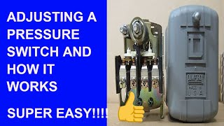 How to Adjust a Pressure Switch  How to Adjust Home Water Pressure on a Well [upl. by Callista200]