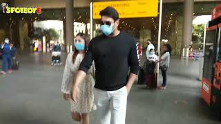 Sidharth Shukla and Shehnaaz Gill Spotted at the Mumbai Airport  SpotboyE [upl. by Regdirb]