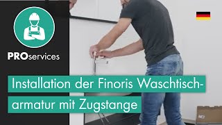 Installation der Finoris Waschtischarmatur mit Zugstange [upl. by Gebelein471]