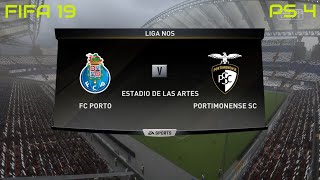 FIFA 19 FC Porto vs Portimonense SC Gameplay Liga Nos 4K [upl. by Atnuahc]