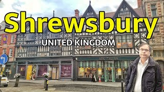 Walk in SHREWSBURY Shropshire ENGLAND 4K  City of Charles Darwin [upl. by Giamo]