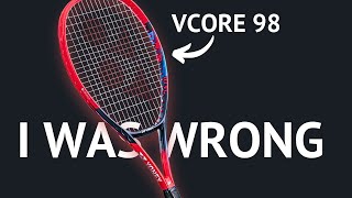 THIS tennis RACKET is SURPRISINGLY GOOD  YONEX VCORE 98 REVIEW [upl. by Akemhs518]