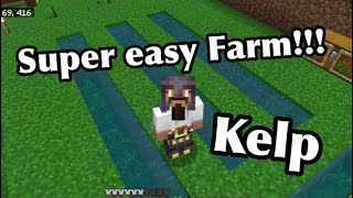 Minecraft Super Simple Kelp Farm [upl. by Einittirb265]