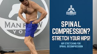 At Home Spinal Decompression Secret  Stretch Your Hips Instead [upl. by Laniger]