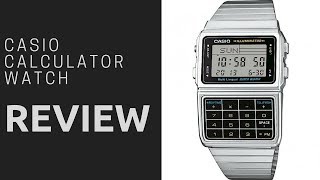 Casio DBC611E1EF Calculator retro watch review 2018 [upl. by Metah]